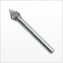 3/16" Carbide Bur, 60° Included Angle, SJ-1, Single Cut