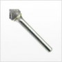1/8" Miniature Carbide Bur, 90° Included Angle, SK-42, Single Cut