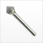 1/4" Carbide Bur, 90° Included Angle, SK-1, Double Cut