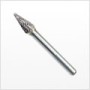 1/4" Carbide Bur, Cone Shape, SM-1, Single Cut