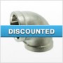 3/4" Threaded Elbow 90°, Stainless Steel 304, 150#