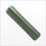 2"-8 x 16 1/2" Threaded Stud, ASTM A193 Grade B7, Zinc Plated