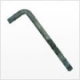 1/2"-13 x 8" Bent Anchor Bolt, ASTM A36 Carbon Steel, Hot Dip Galvanized