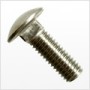 1/2"-13 x 3" Carriage Bolt, AISI 316 Stainless Steel