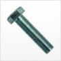 7/16"-14 x 2 1/2" Hex Tap Bolt, SAE J429 Grade 5, Zinc Plated