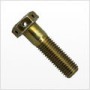 5/8"-11 x 1" Drilled Hex Cap Screw, SAE J429 Grade 8, 3 Hole(s), Zinc Plated