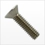 1/4"-20 x 2 1/4" Flat Head Machine Screw, Phillips, 18-8 Stainless Steel