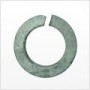 1/4" Medium Split Lock Washer, Spring Steel, Hot Dip Galvanized