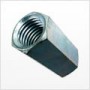 #10-6 x 3/4" Coupling Nut, Carbon Steel, Zinc Plated