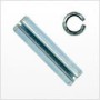 3/8" x 3" Spring Pin, Alloy Steel, Zinc Plated