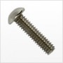 #10-32 x 1/2" Round Head Machine Screw, Slotted, 18-8 Stainless Steel