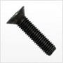 #0-80 x 1/8" Flat Head Socket, Alloy Steel, Plain