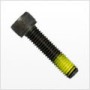 #6-32 x 3/8" Socket Head Cap Screw, Nylon Patch, Alloy Steel, Plain