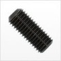 #6-32 x 1/8" Flat Point Socket Set Screw, Alloy Steel, Plain
