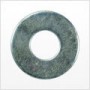 #10 USS Flat Washer, Carbon Steel, Zinc Plated