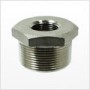 1/4" x 1/8" Threaded Hex Bushing, Forged Stainless Steel 304, 3000#