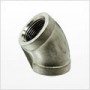 3" Threaded Elbow 45°, Stainless Steel 316, 150#, MSS-SP-114