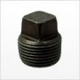 1/4" Square Pipe Plug, Forged Carbon Steel A105, Threaded