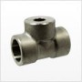 3/8" x 1/8" Socket Weld Reducing Tee, Forged Stainless Steel 304, 3000#