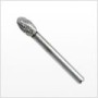 3/16" Carbide Bur, Oval Shape, SE-11, Double Cut